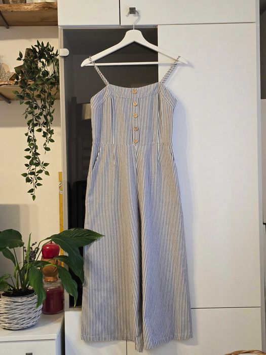 Salopetă in cu dungi