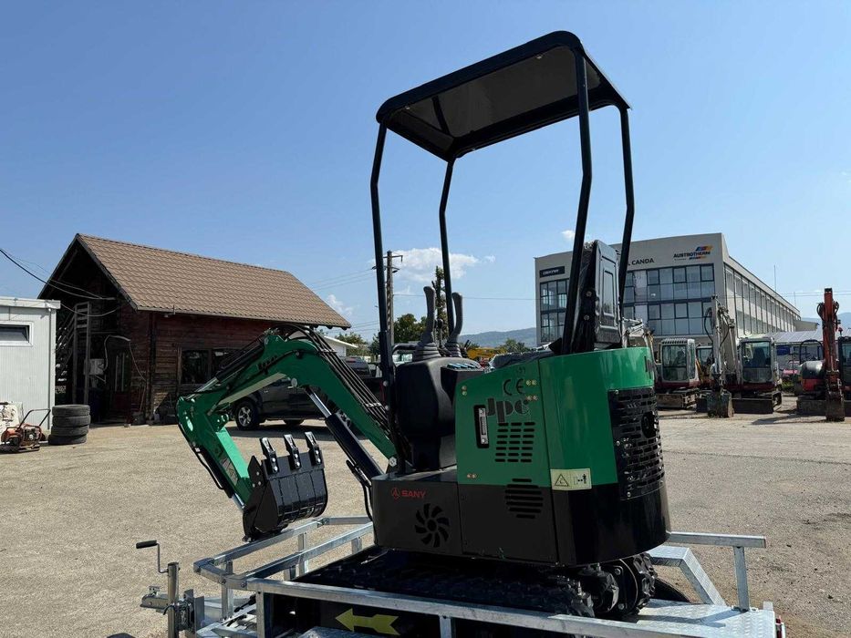 Miniexcavator JPC HT12 + remorca , 2023, 1 tona