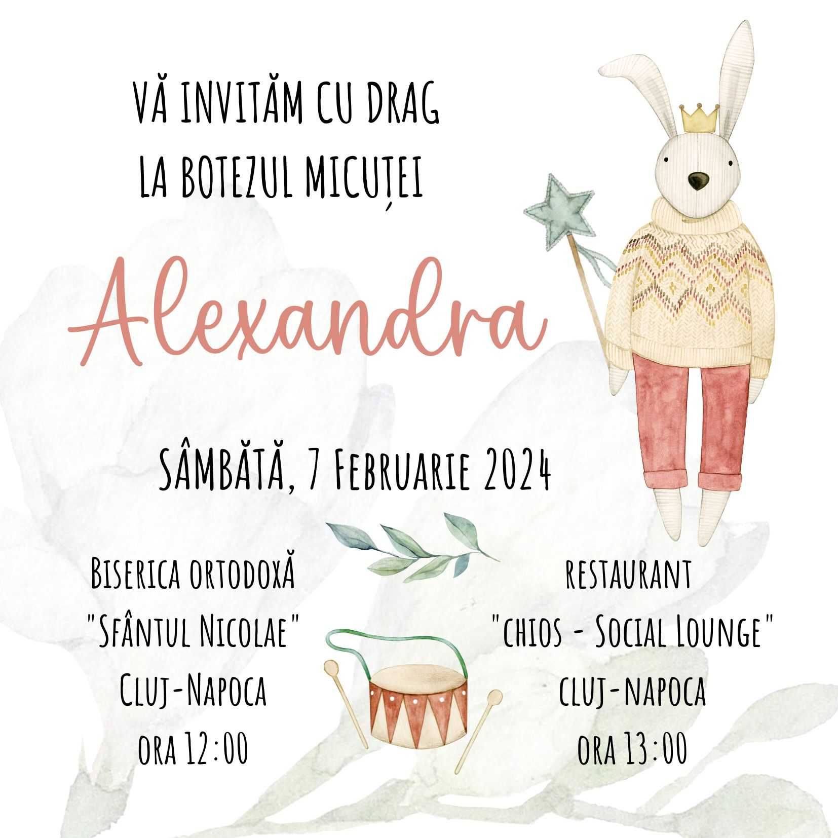 Invitatii Botez Modele Diverse, Unice