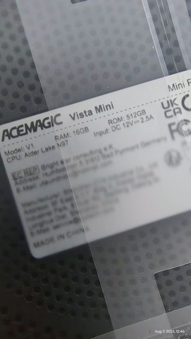 Mini calculator PC Vista Mini V1