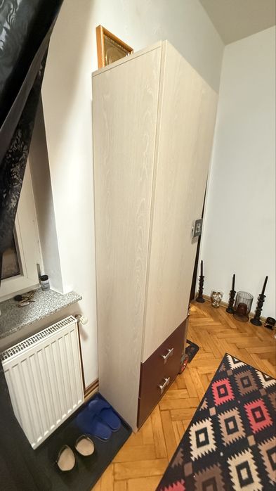 Dulap soldat cu rafturi si doua sertare