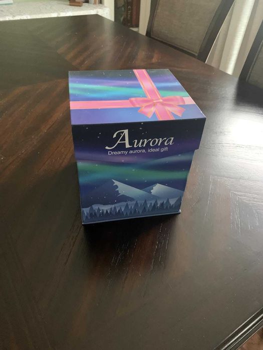 ЛЕД лампа за декорация Северно сияние многоцветна