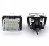 NOU Set becuri LED număr înmatriculare Mercedes W204 W212 C207 W221