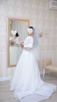 Очень нежное красивое свадебное платье