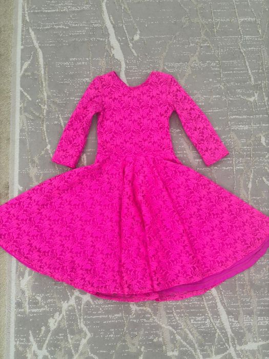 Гепюровое платье для спортивно бальных танцев