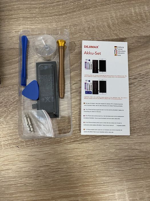 Baterie+ecran+folie de protectie NOI iphone SE2016