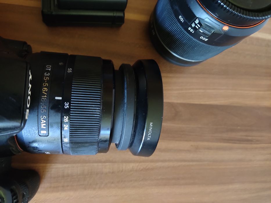 Camera Sony.obiective sony.geanta foto