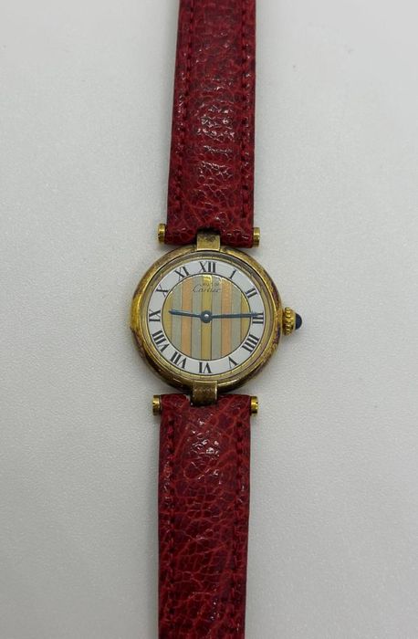 Ceas Must de Cartier Vermeil Ref No. 590004 -A-