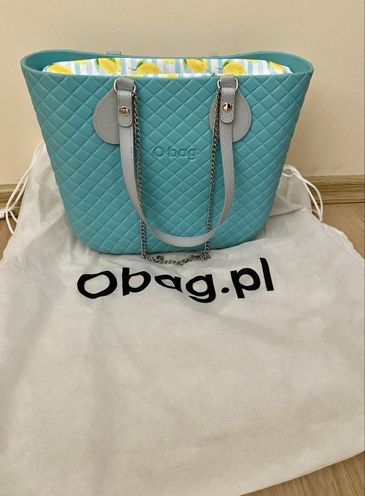 Obag mini Matelasse tecture Acqua