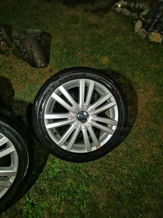 Jante aliaj r17  VW cu cauciucuri vara Hankook   225/45/r17