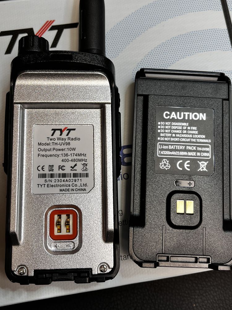 Радиостанция TYT TH-UV98 walkie talkie  radiostation радио уоки токи