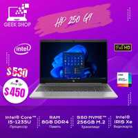 Акция!Ноутбук HP 250 G9 i5-1235U 8GB RAM/256GB SSD 15.6"