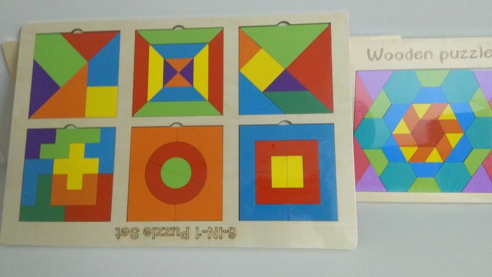 Оферта! 5бр. Нов модел дървена мозайка Цвете в рамка / качество