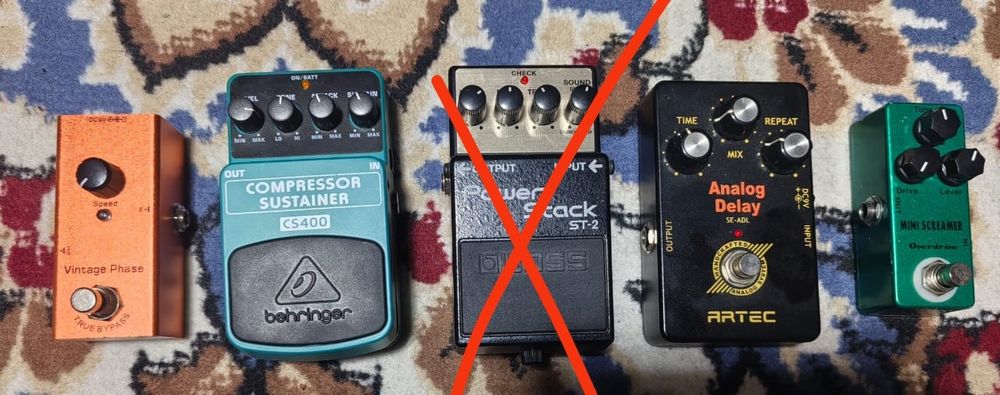 Педали эффектов
Для гитары, баса и клавишных