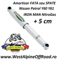 Amortizor Nissan Patrol Y60 Y61 IRON MAN NitroGas +5 cm