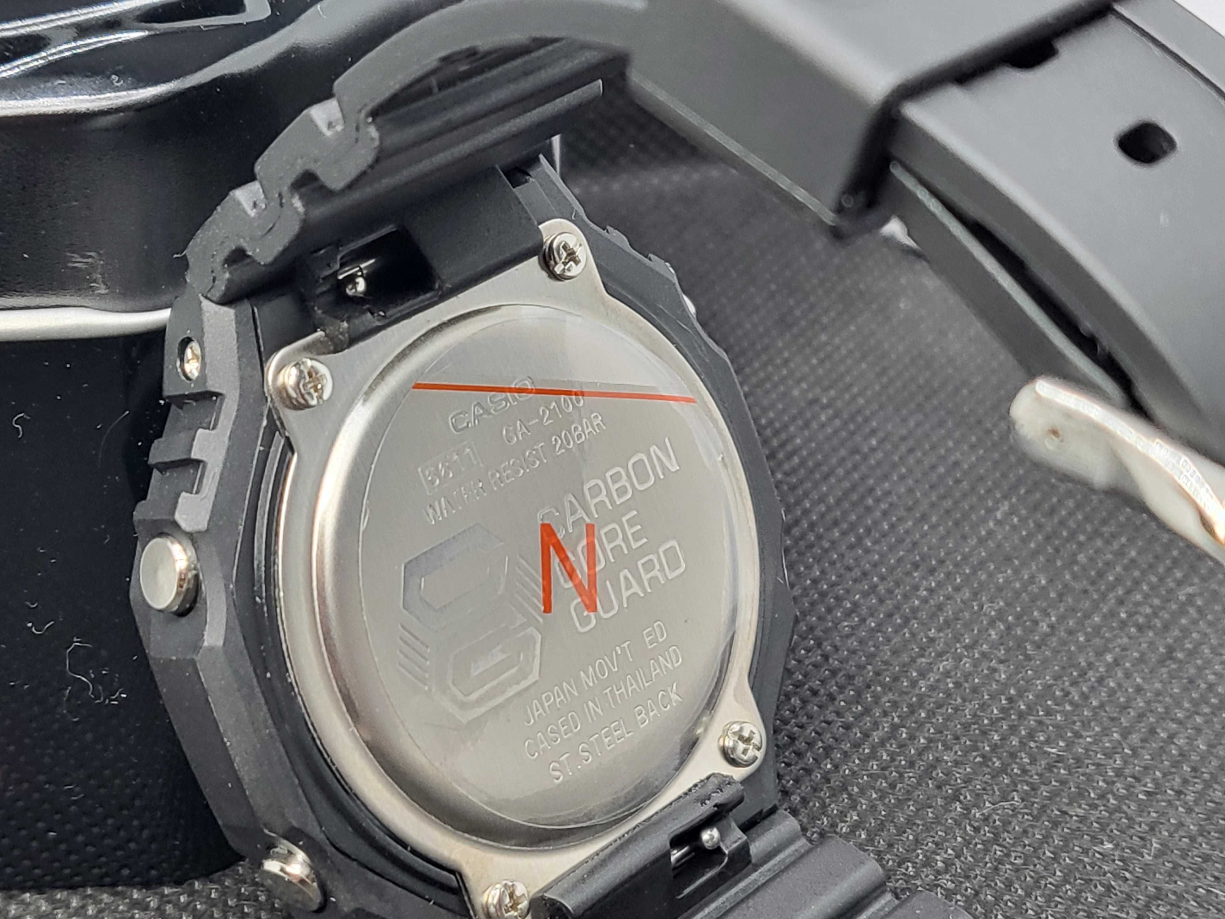 Ceas Casio g shock Skater GA 2100 black purple, Nou,Garantie 2 ANI
