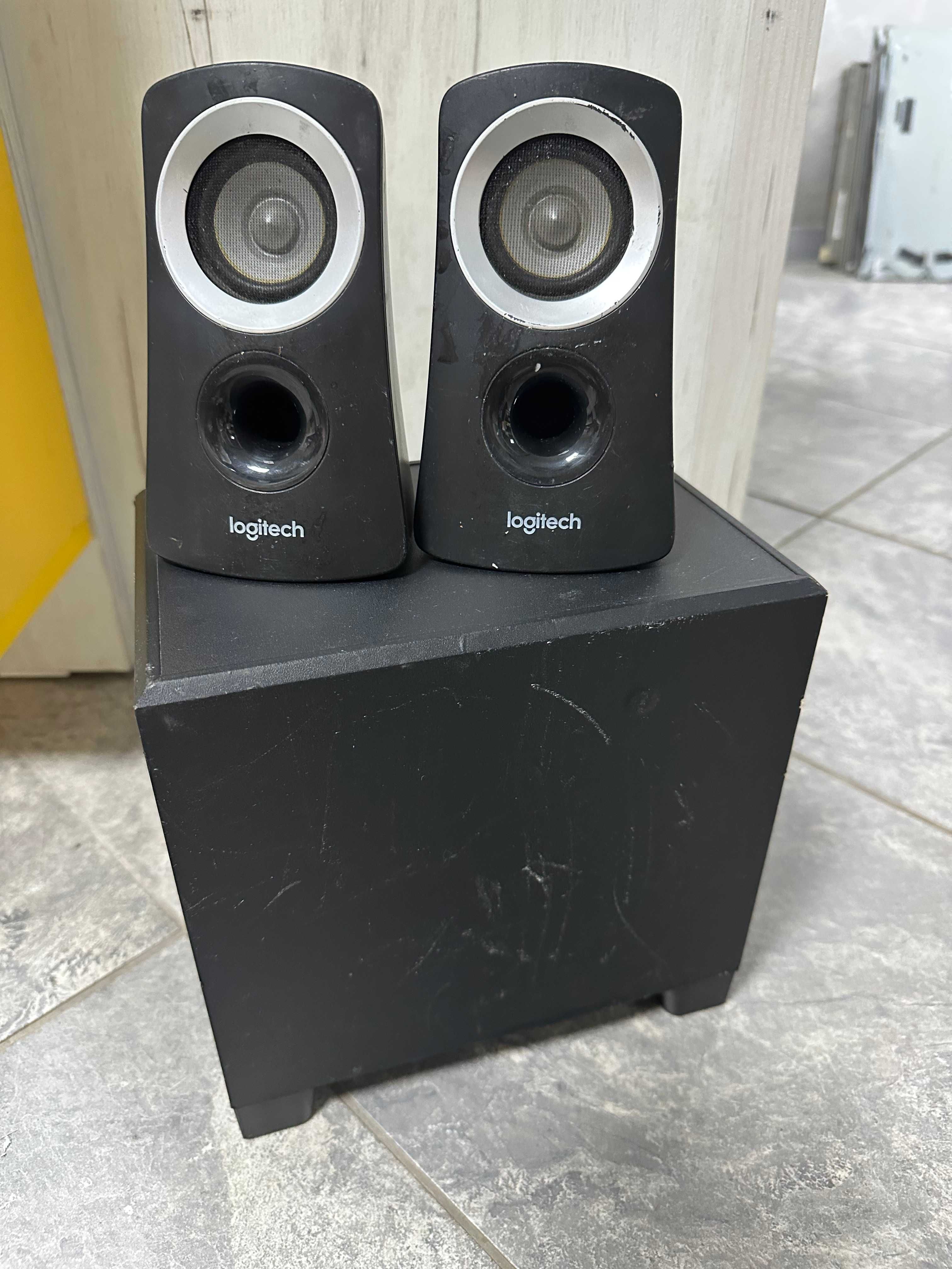 Тонколони , буфер Logitech Z313 2.1 за компютър 2.1 за компютър