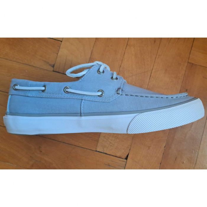 Нови Sperry 40 Bahama II Яхтени Сиви Гуменки Кецове Обувки Мъжки 26.0