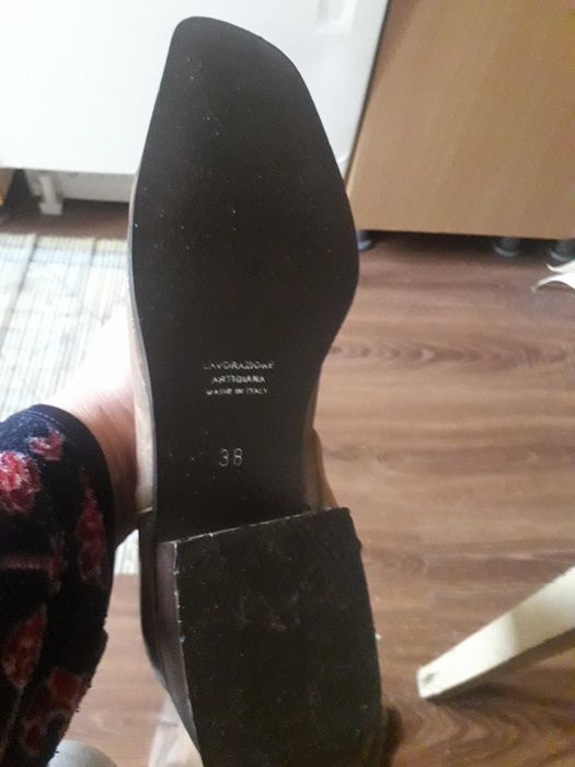 Cizme din piele nr 38 made in Italia