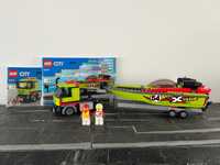 Lego City: Race Boat Transporter, 60254 - 228 piese