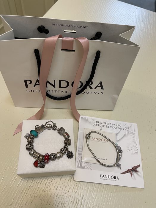 Bratara Pandora din argint si aur!