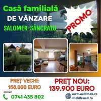 De vânzare casă familială în Salomer-Sâncraiu!