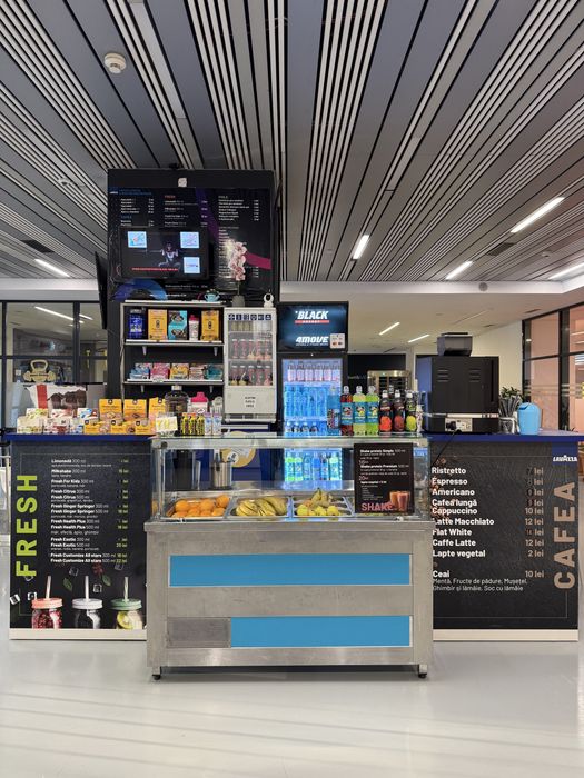 Afacere bar cu suplimente ,fresh-uri si cafea la o sala de fitness