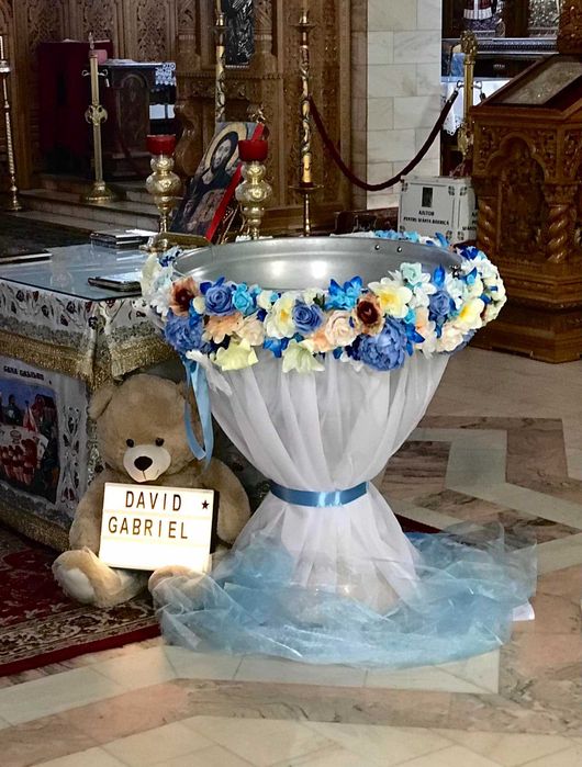 Decor pentru biserica nunti si botezuri