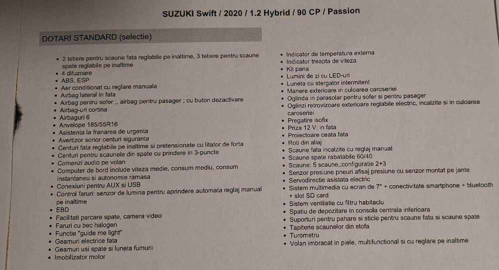 Vând mașină marca Suzuki