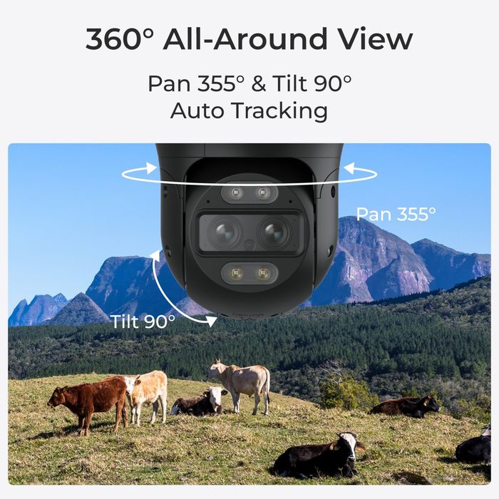 Camera de supraveghere 4G-LTE, Reolink TrackMix G765 Wired