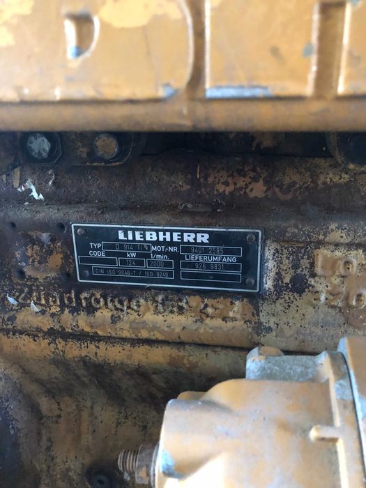 motor Liebherr 932, 934 excavator Liebherr 932,934