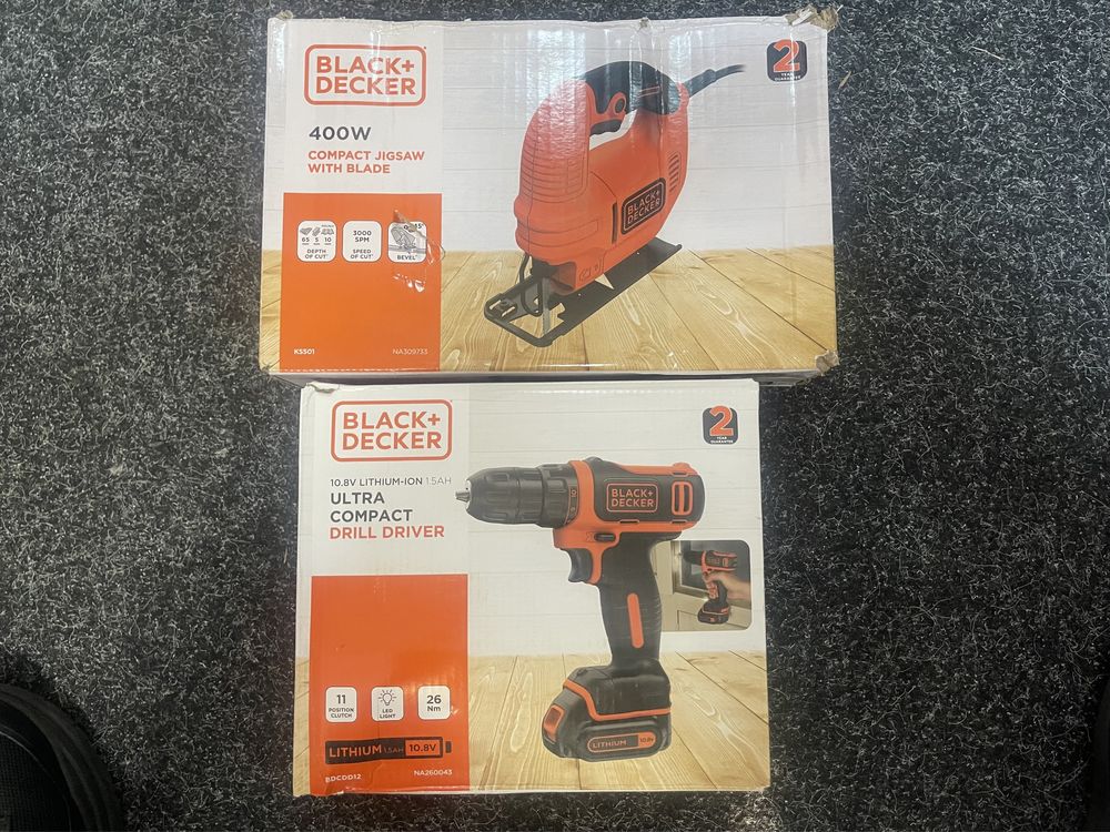 Masina gaurit si insurubat + fierastrau pendular black + decker