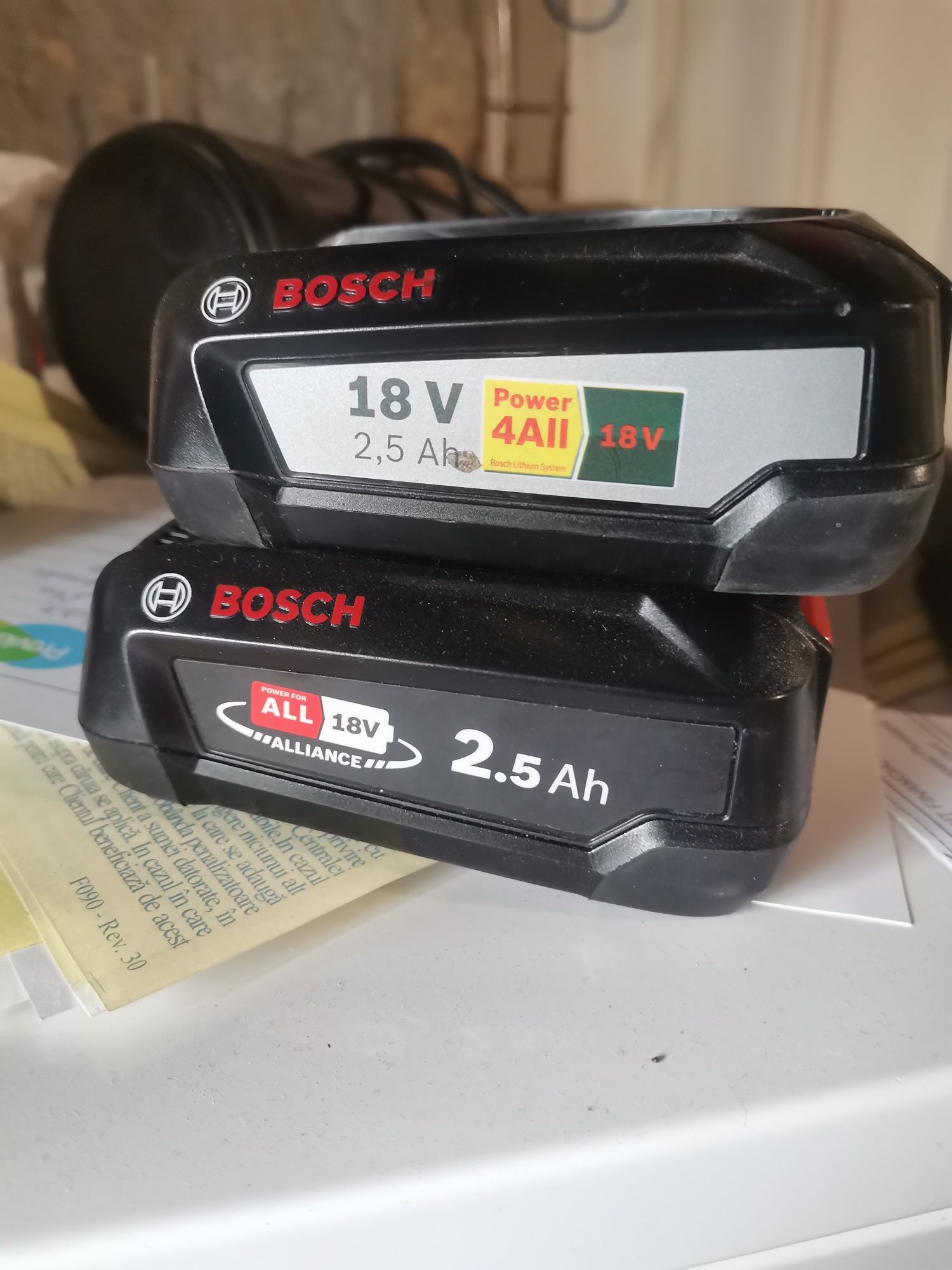 Baterii bosch 18v