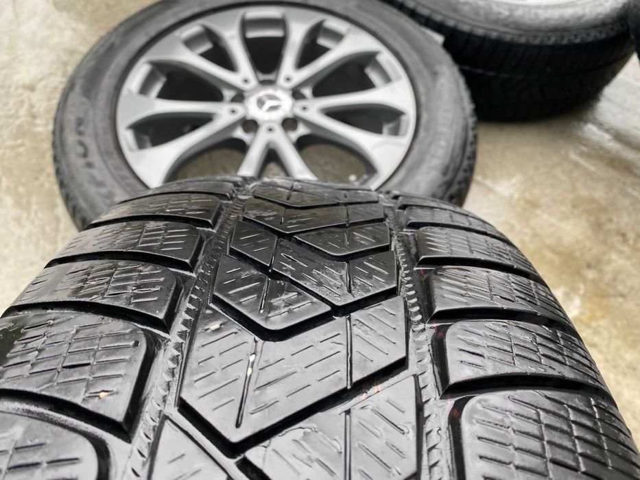 Jante originale Mercedes 18 cu anvelope de iarna