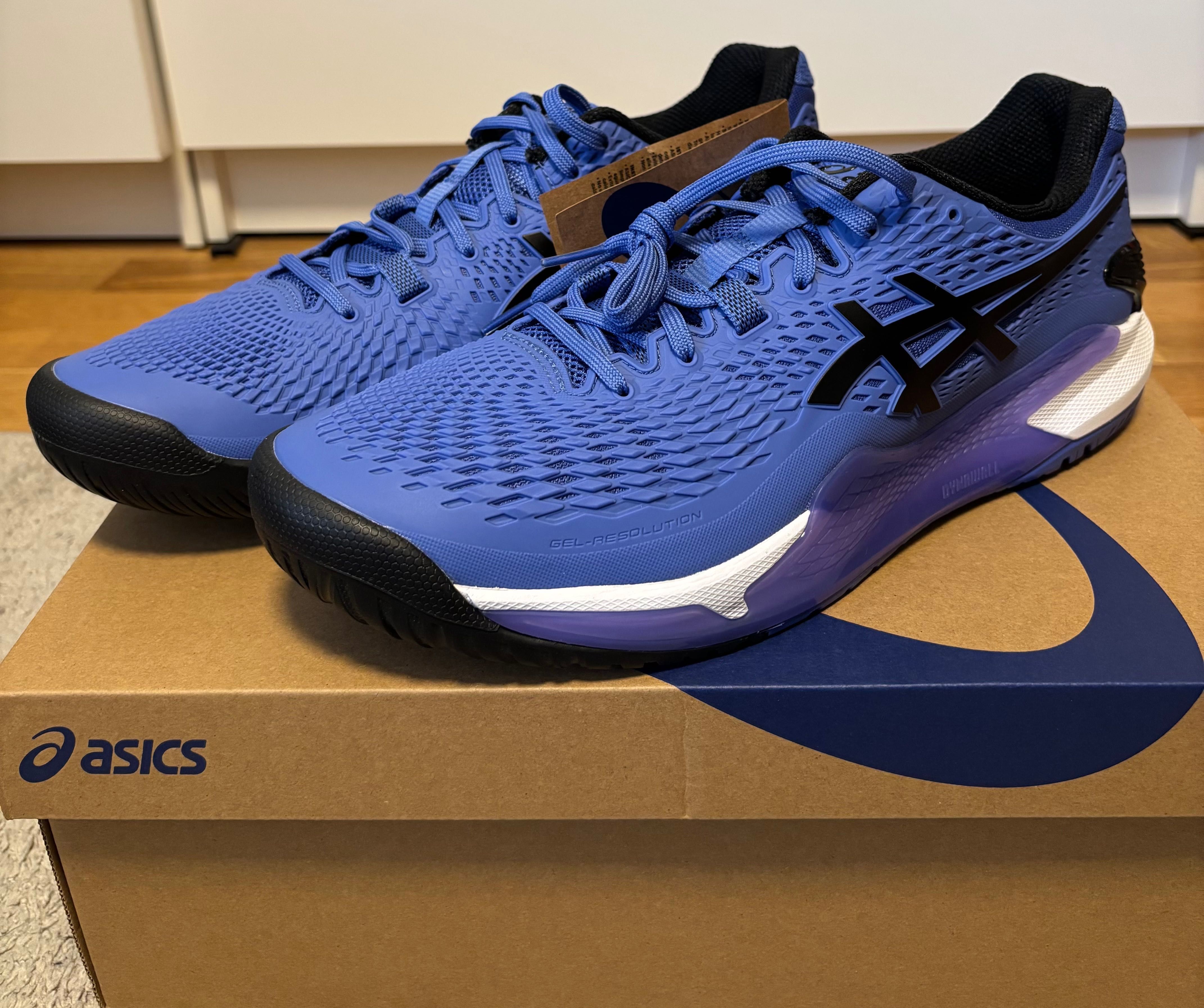 Asics Gel Resolution 9 Allcourt 45 номер *нови* тенис обувки Асикс