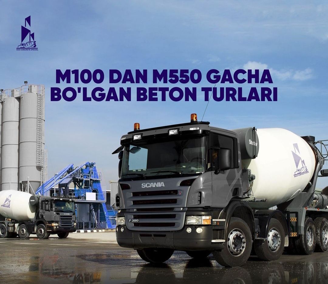 Tayyor beton mahsulotlari.