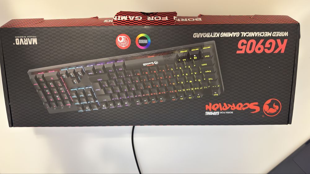 Tastatură mecanică Marvo KG905 Scorpion RGB