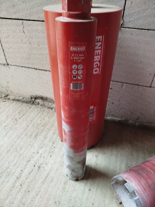 Mașină carotat ENERGO + set carote diamantate