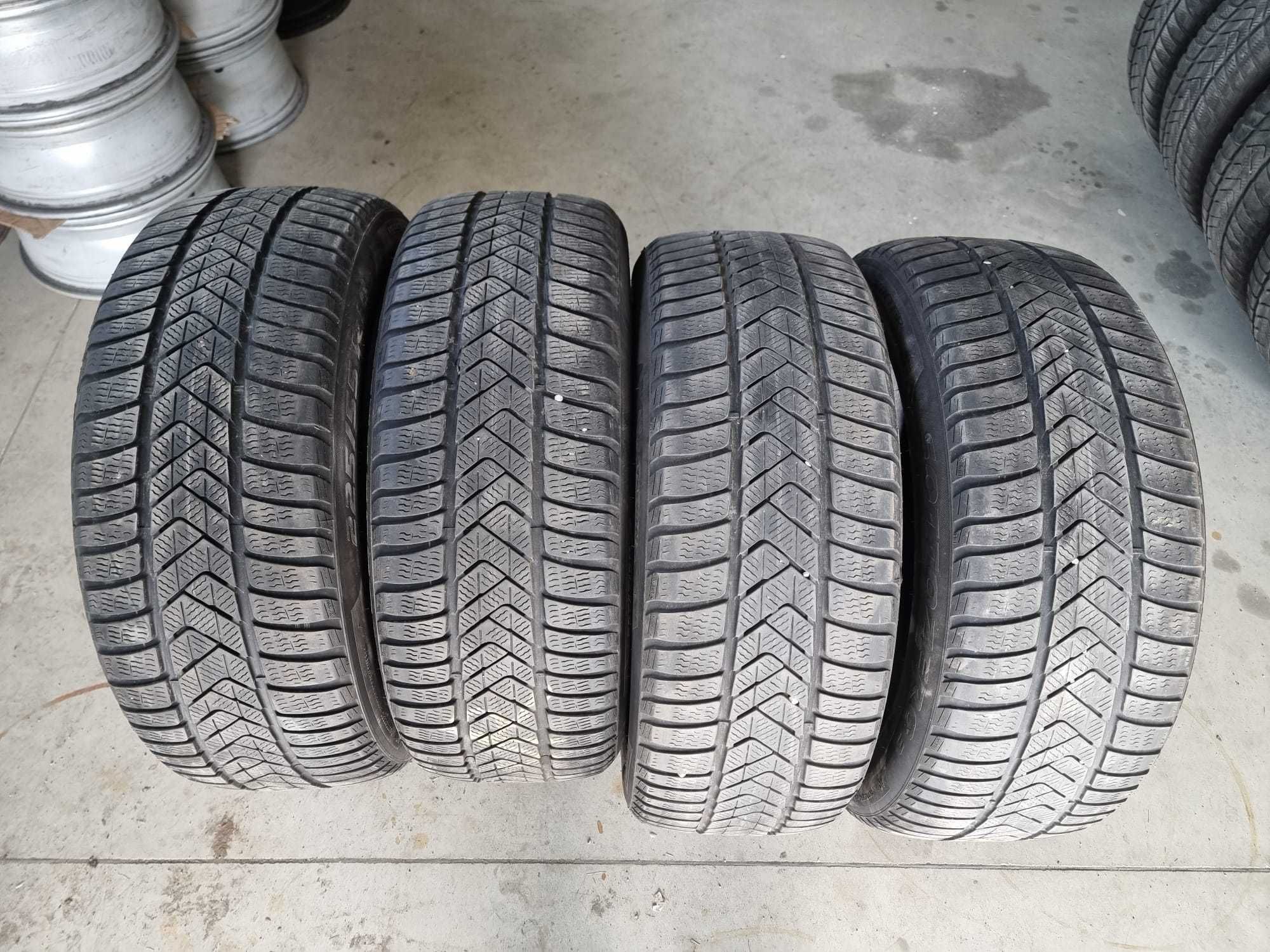 4 Anvelope de IARNA 225.55.18 'Pirelli' [dot 2022] ; stare buna