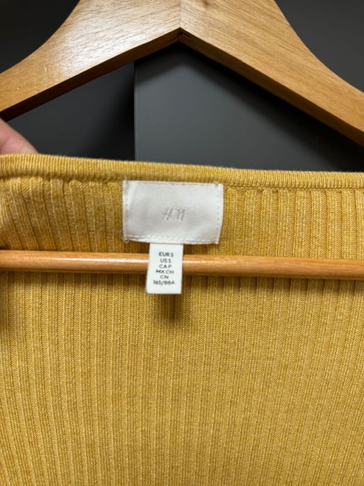 Bluză galben muștar, mărimea S, H&M