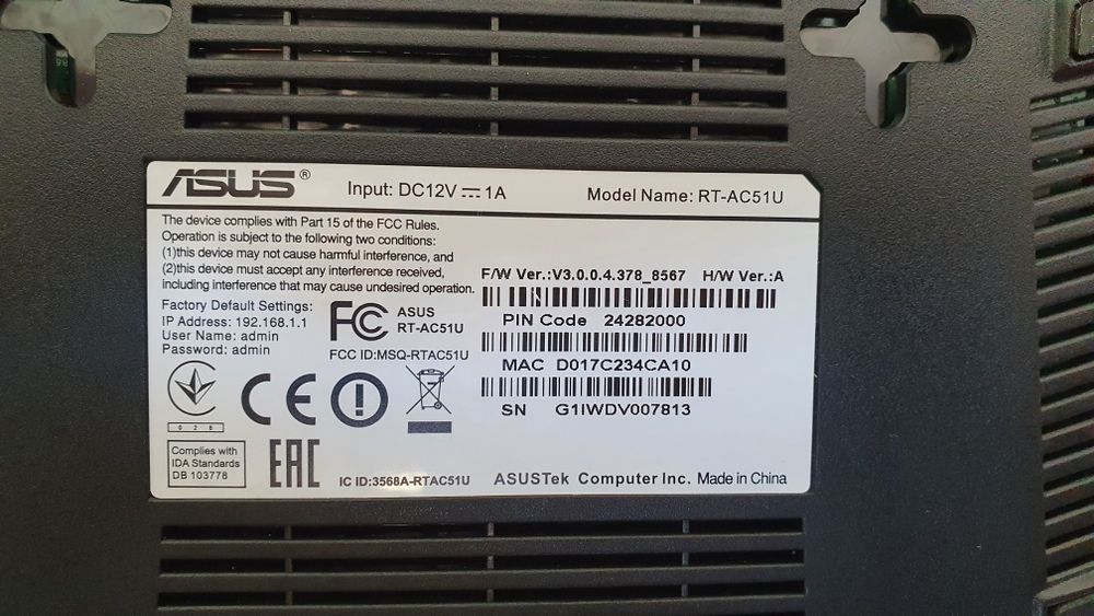 Router ASUS RT-AC51U DualBand Transf 300+433 Mbps 2.4-5 GHz Curier OLX