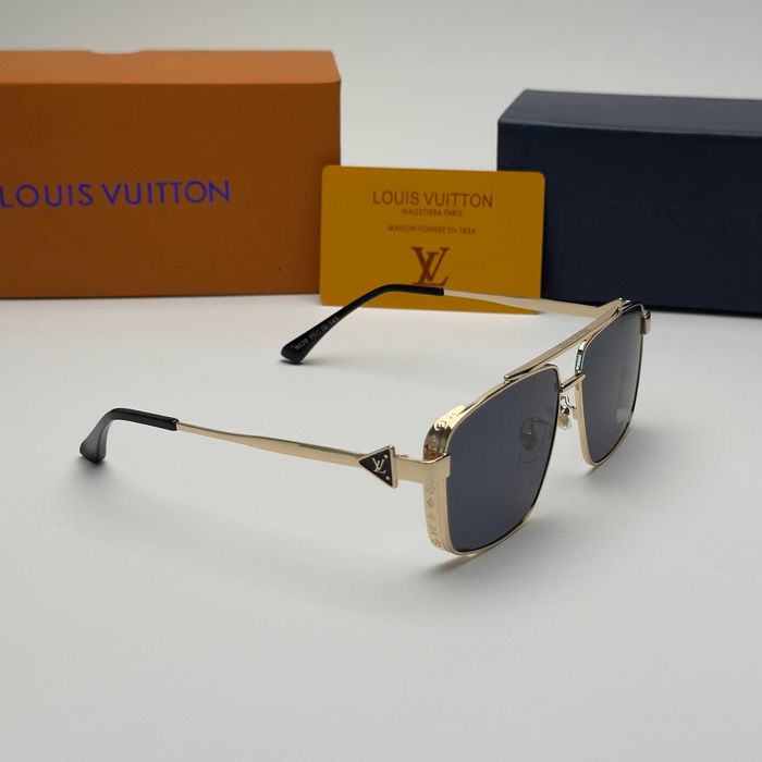 Слънчеви очила Louis Vuitton Classic Gold Frame нови, унисекс, UV400