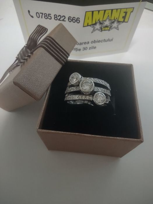 Inel aur alb 14k (efn)