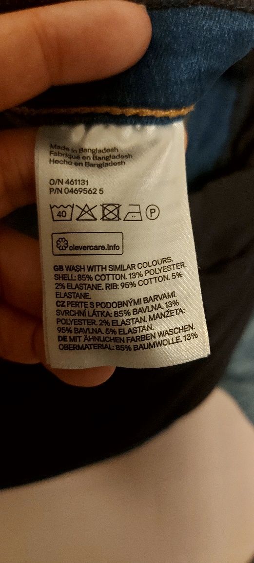 Blugi skiny de gravidă, masura 38 H&M