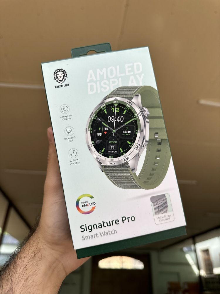 Green Lion Signature Pro Smart Watch Amoled Display