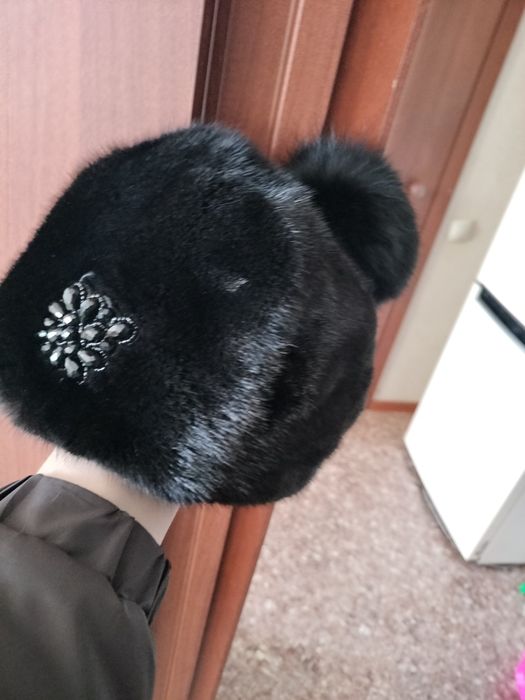 Норковая шапка женская