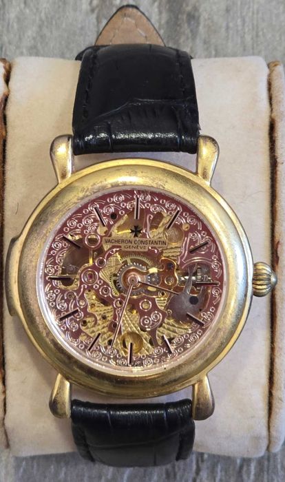 Скелетон механичен часовник – стил Vacheron Constantin, винтидж визия