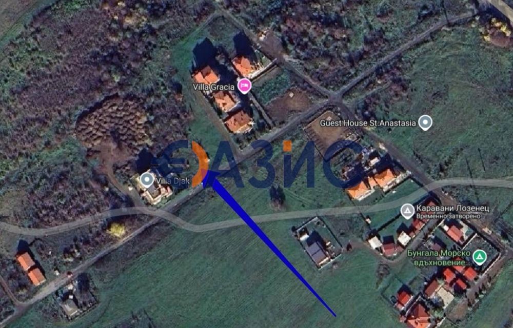 Парцел Земеделска Земя В С. Лозенец, Общ. Царево, обл. Бургас, 2064 кв