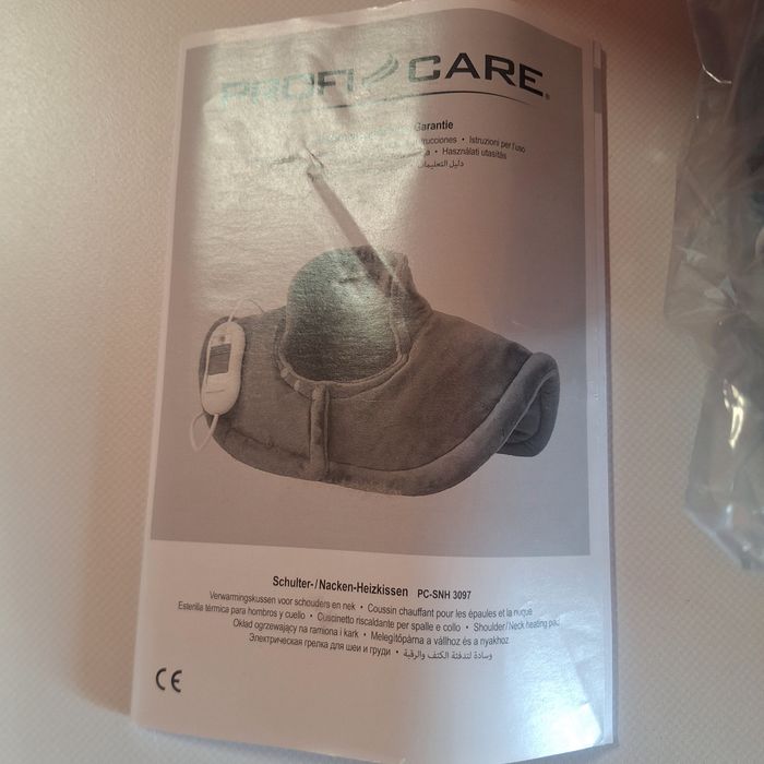 Електрически затоплящ нагревател за врат, рамене и гръб подходящ при р