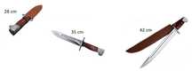 Cutit baioneta inscriptionat AK 47 28 / 35 / 42 cm teaca Vanatoare